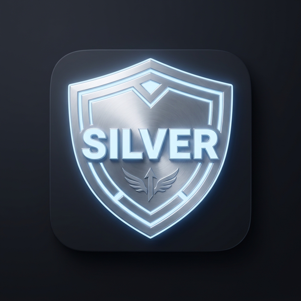 Silver tier badge